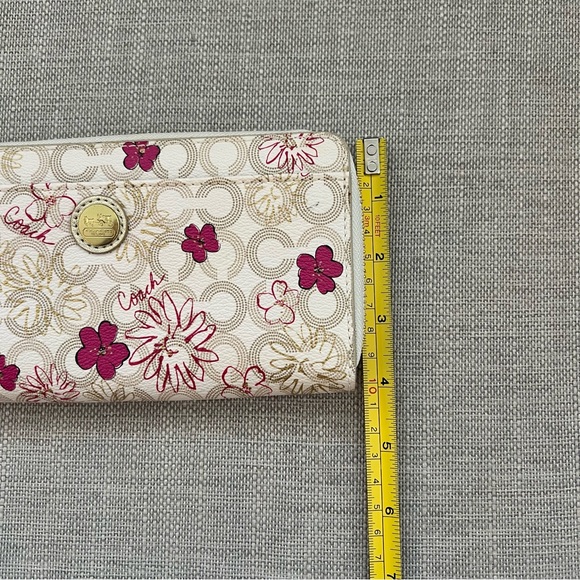 NWT COACH Waverly Floral Zip Wallet 45051 - Picture 6 of 9